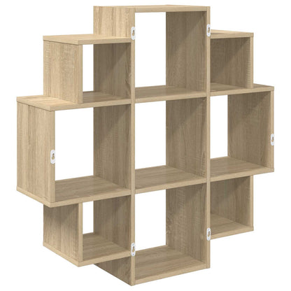 Wandplank Sonoma Eiken 90 x 25 x 90 cm Bewerkt hout