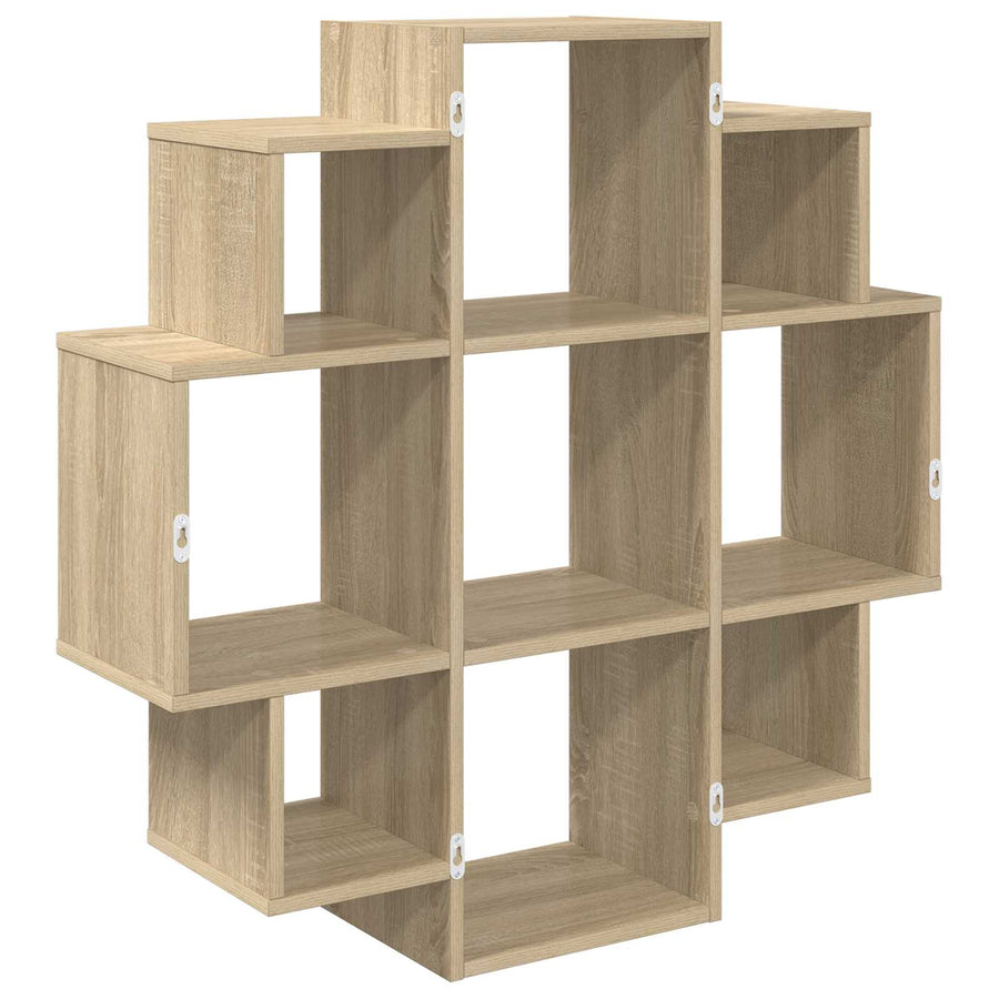 Wandplank Sonoma Eiken 90 x 25 x 90 cm Bewerkt hout