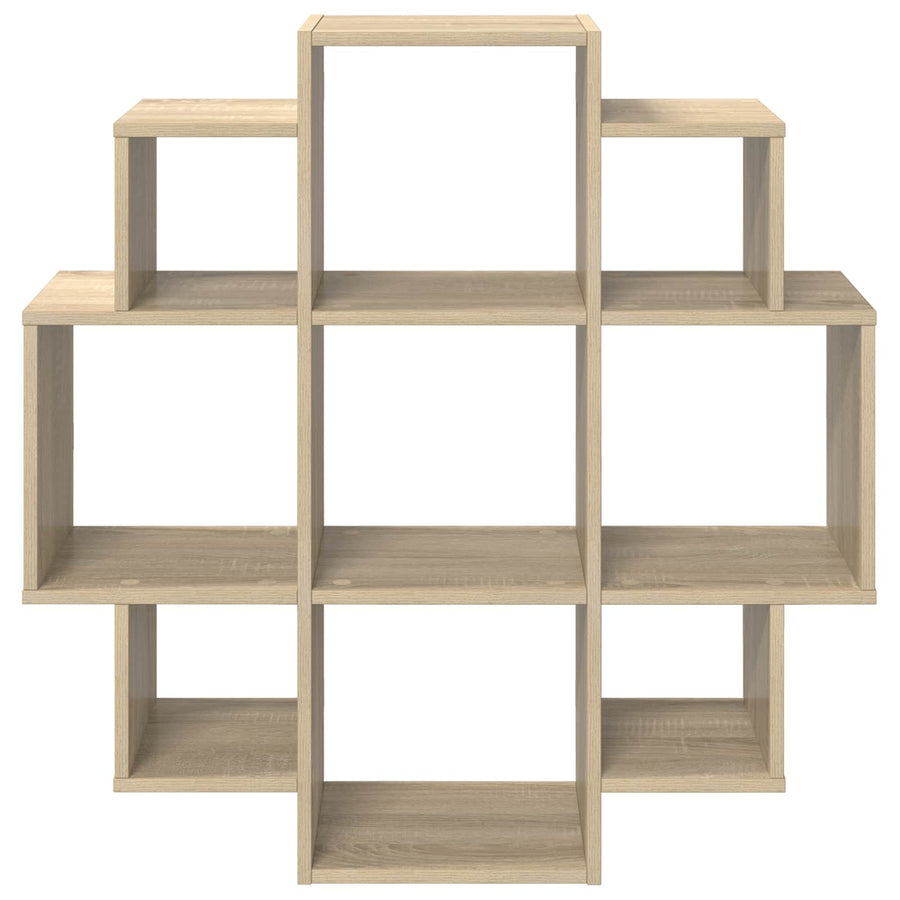 Wandplank Sonoma Eiken 90 x 25 x 90 cm Bewerkt hout