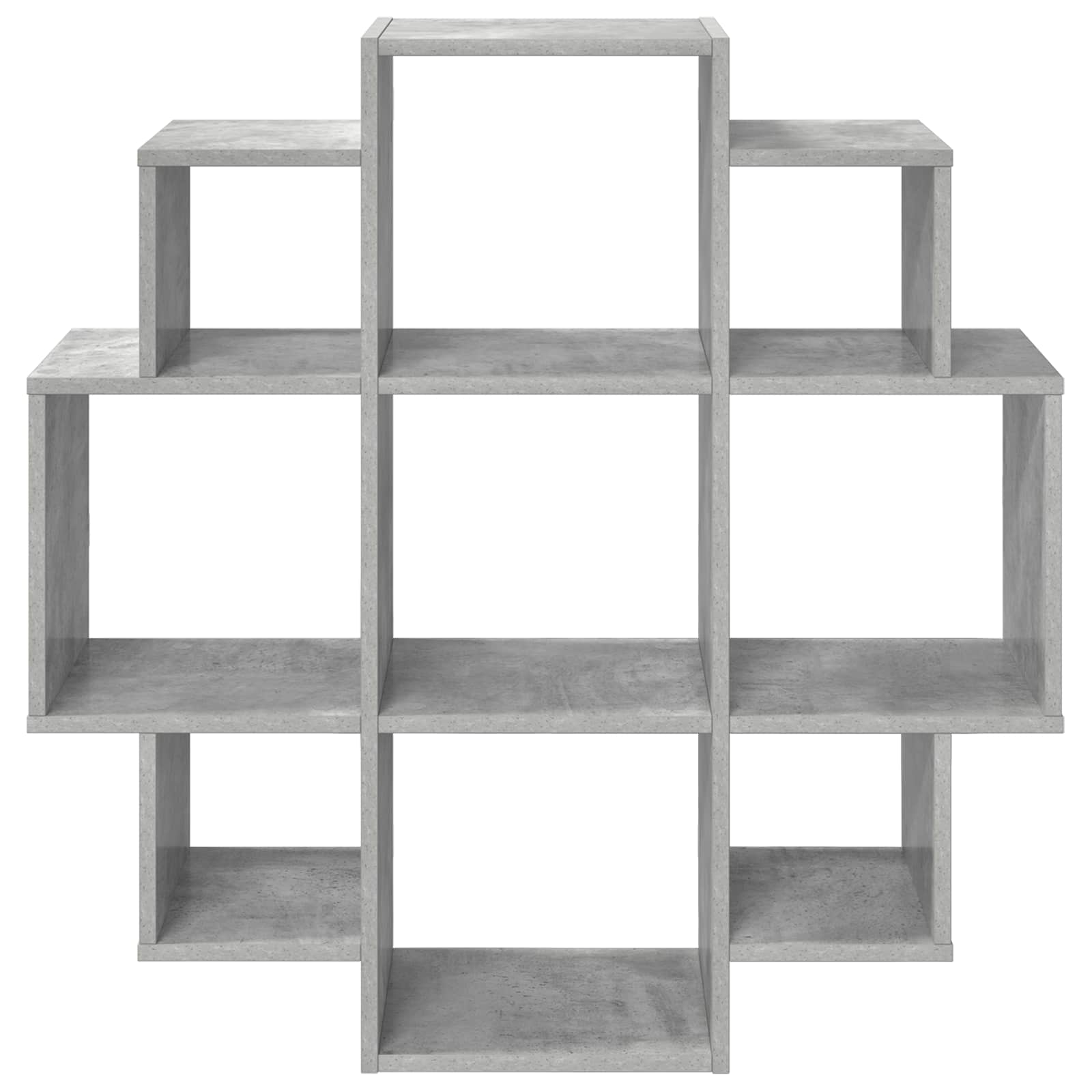 Wandplank Betongrijs 90 x 25 x 90 cm Bewerkt hout