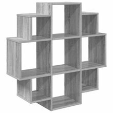 Wandplank Grijs Sonoma 90 x 25 x 90 cm Bewerkt hout