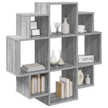 Wandplank Grijs Sonoma 90 x 25 x 90 cm Bewerkt hout