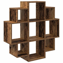 Wandplank Oud hout 90 x 25 x 90 cm Bewerkt hout
