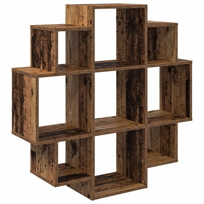 Wandplank Oud hout 90 x 25 x 90 cm Bewerkt hout