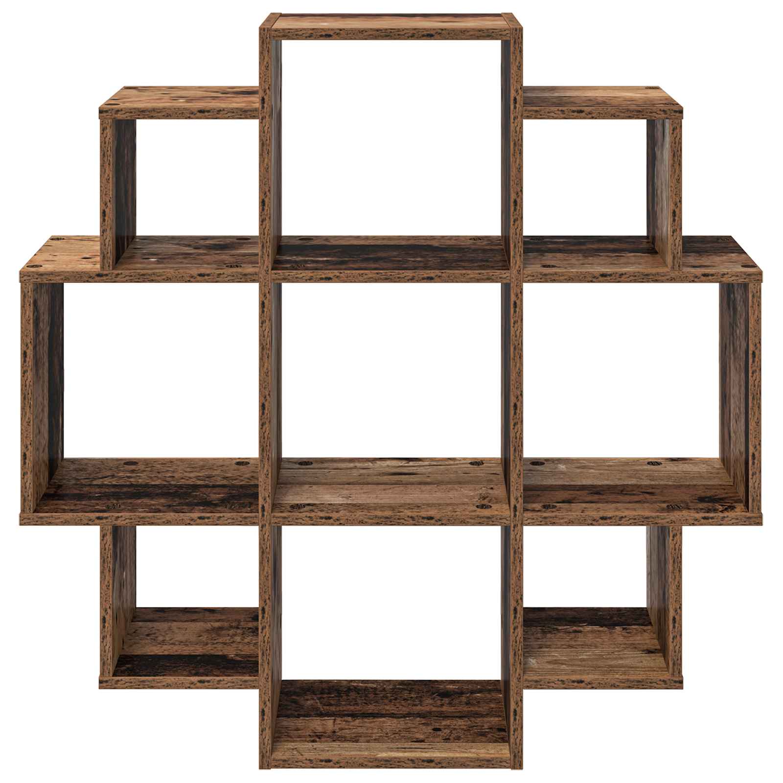 Wandplank Oud hout 90 x 25 x 90 cm Bewerkt hout