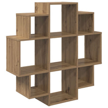 Wandplank Artisanaal eiken 90 x 25 x 90 cm Bewerkt hout