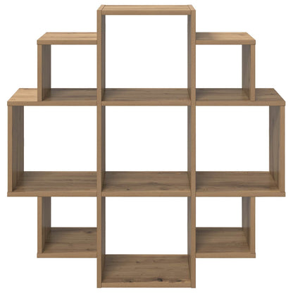 Wandplank Artisanaal eiken 90 x 25 x 90 cm Bewerkt hout