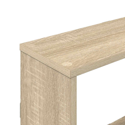 Wandplank Sonoma Eiken 122 x 18 x 60 cm Bewerkt hout