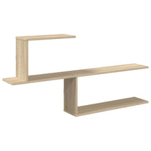 Wandplank Sonoma Eiken 122 x 18 x 60 cm Bewerkt hout