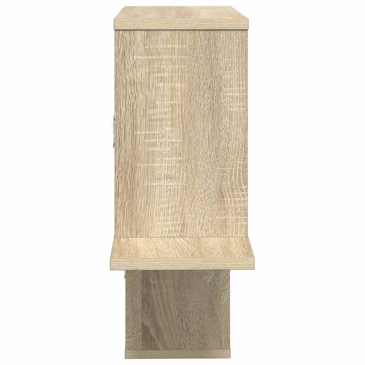 Wandplank Sonoma Eiken 122 x 18 x 60 cm Bewerkt hout