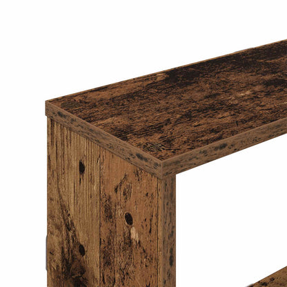 Wandplank Oud hout 122 x 18 x 60 cm Bewerkt hout