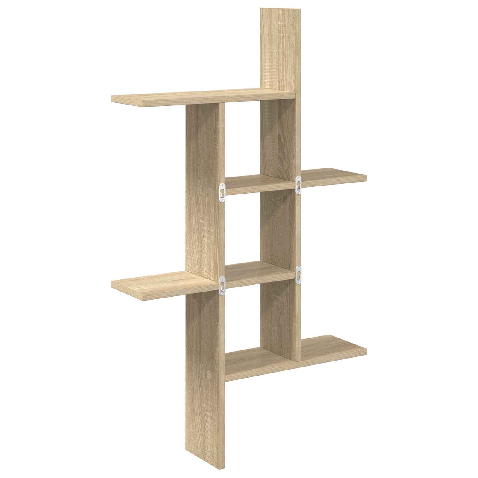 Wandplank Sonoma Eiken 61 x 15 x 102 cm Bewerkt hout