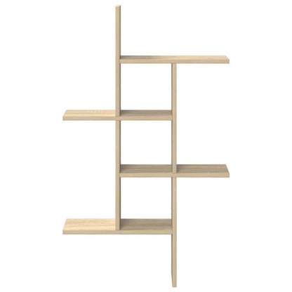 Wandplank Sonoma Eiken 61 x 15 x 102 cm Bewerkt hout