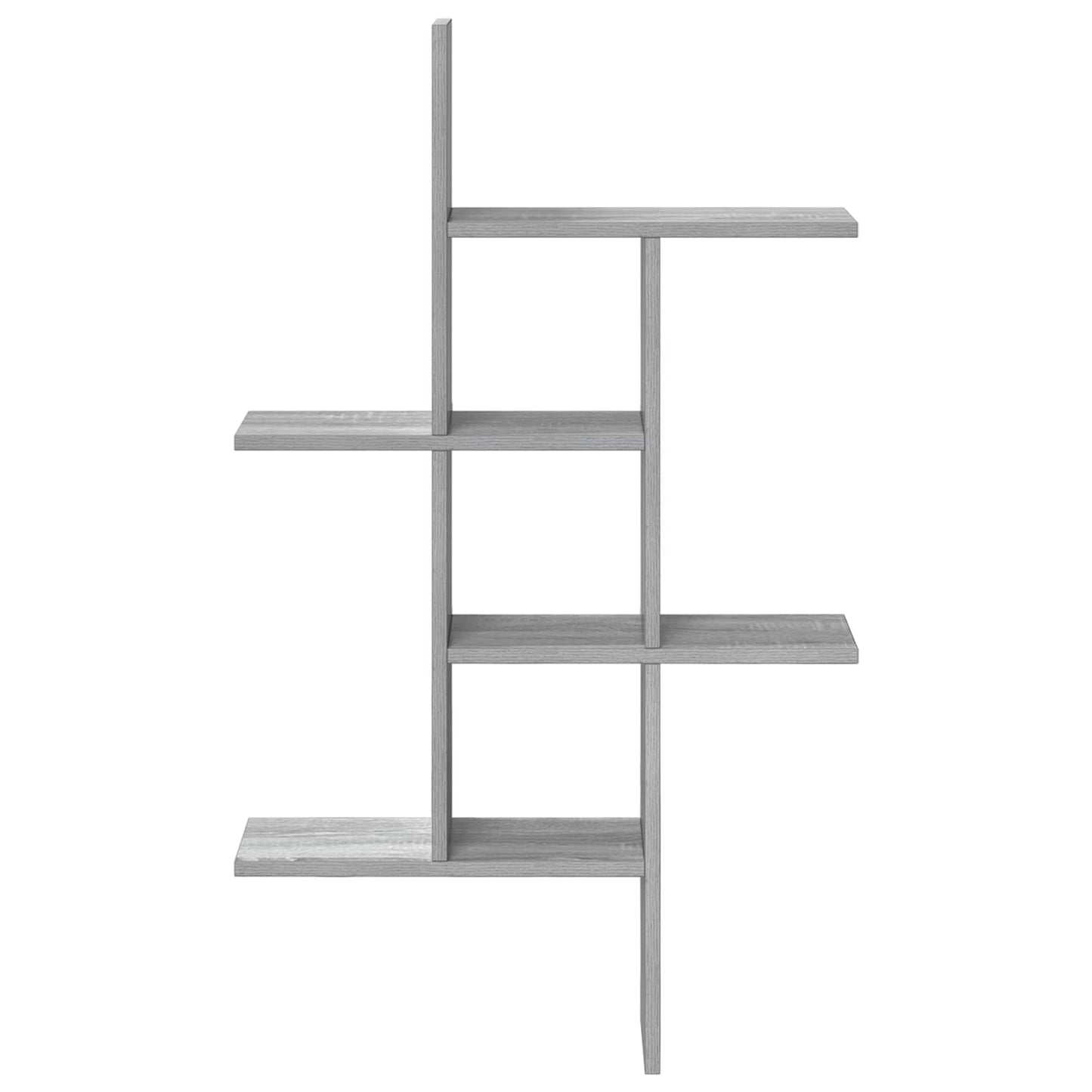 Wandplank Grijs Sonoma 61 x 15 x 102 cm Bewerkt hout