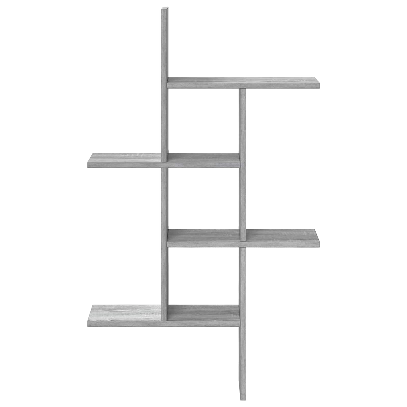 Wandplank Grijs Sonoma 61 x 15 x 102 cm Bewerkt hout