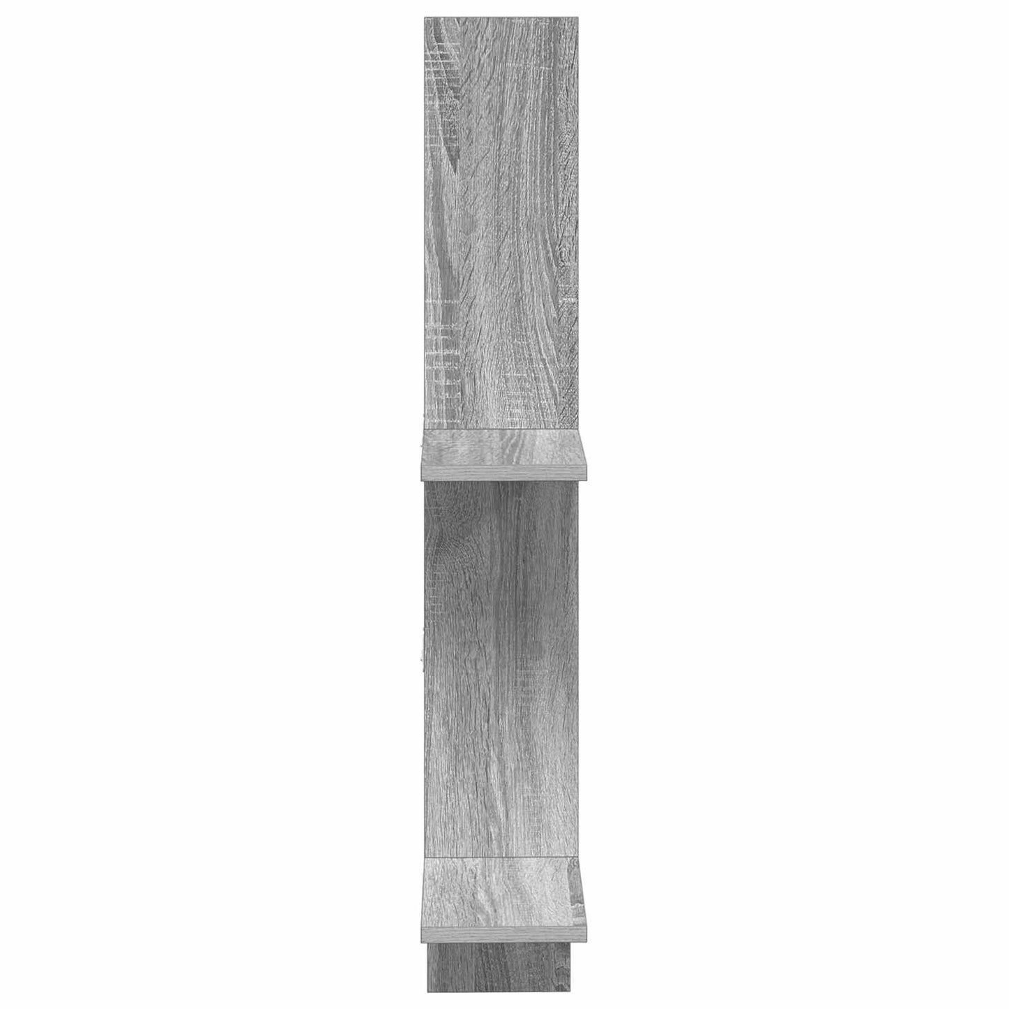 Wandplank Grijs Sonoma 61 x 15 x 102 cm Bewerkt hout