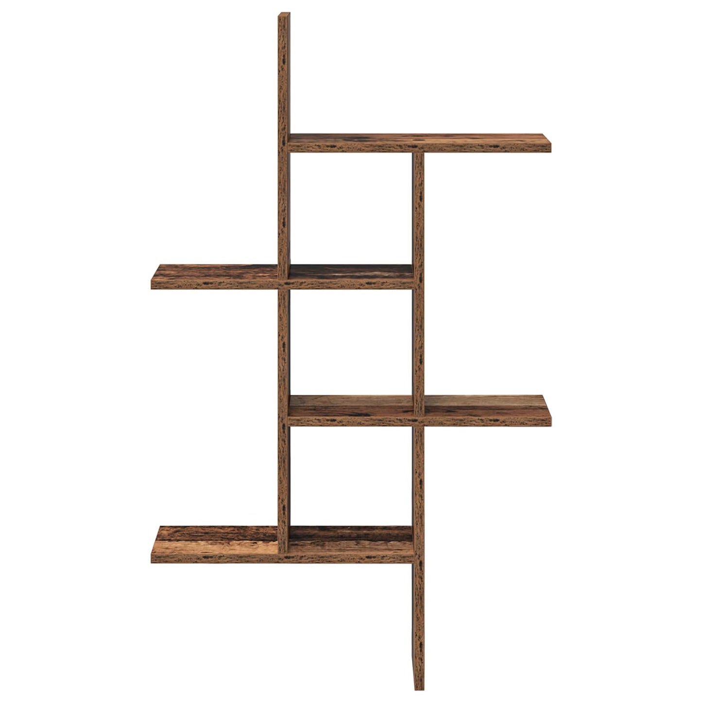 Wandplank Oud hout 61 x 15 x 102 cm Bewerkt hout