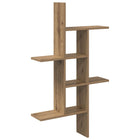 Wandplank Artisanaal eiken 61 x 15 x 102 cm Bewerkt hout