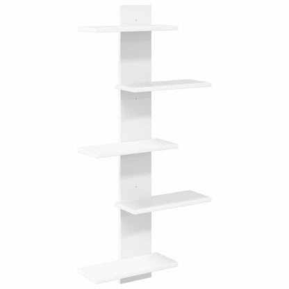 Wand Vlonderschap Wit 48,5 x 15 x 101 cm Bewerkt hout