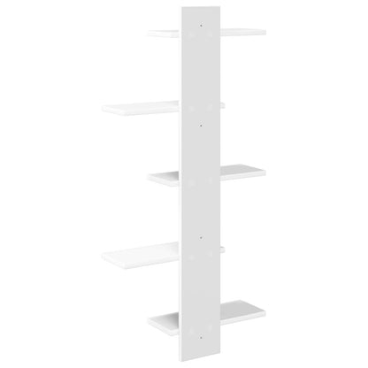 Wand Vlonderschap Wit 48,5 x 15 x 101 cm Bewerkt hout
