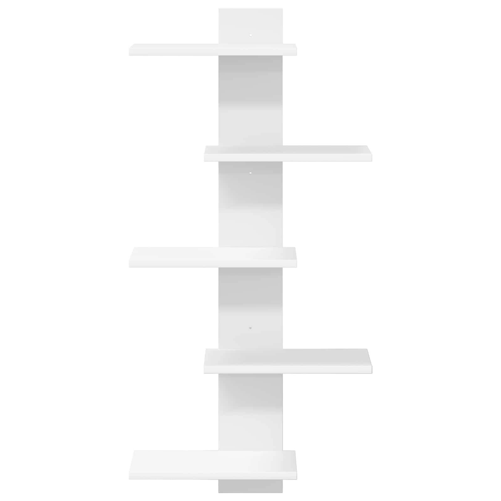 Wand Vlonderschap Wit 48,5 x 15 x 101 cm Bewerkt hout