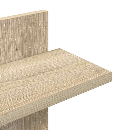 Wand Vlonderschap Sonoma Eiken 48,5 x 15 x 101 cm Bewerkt hout