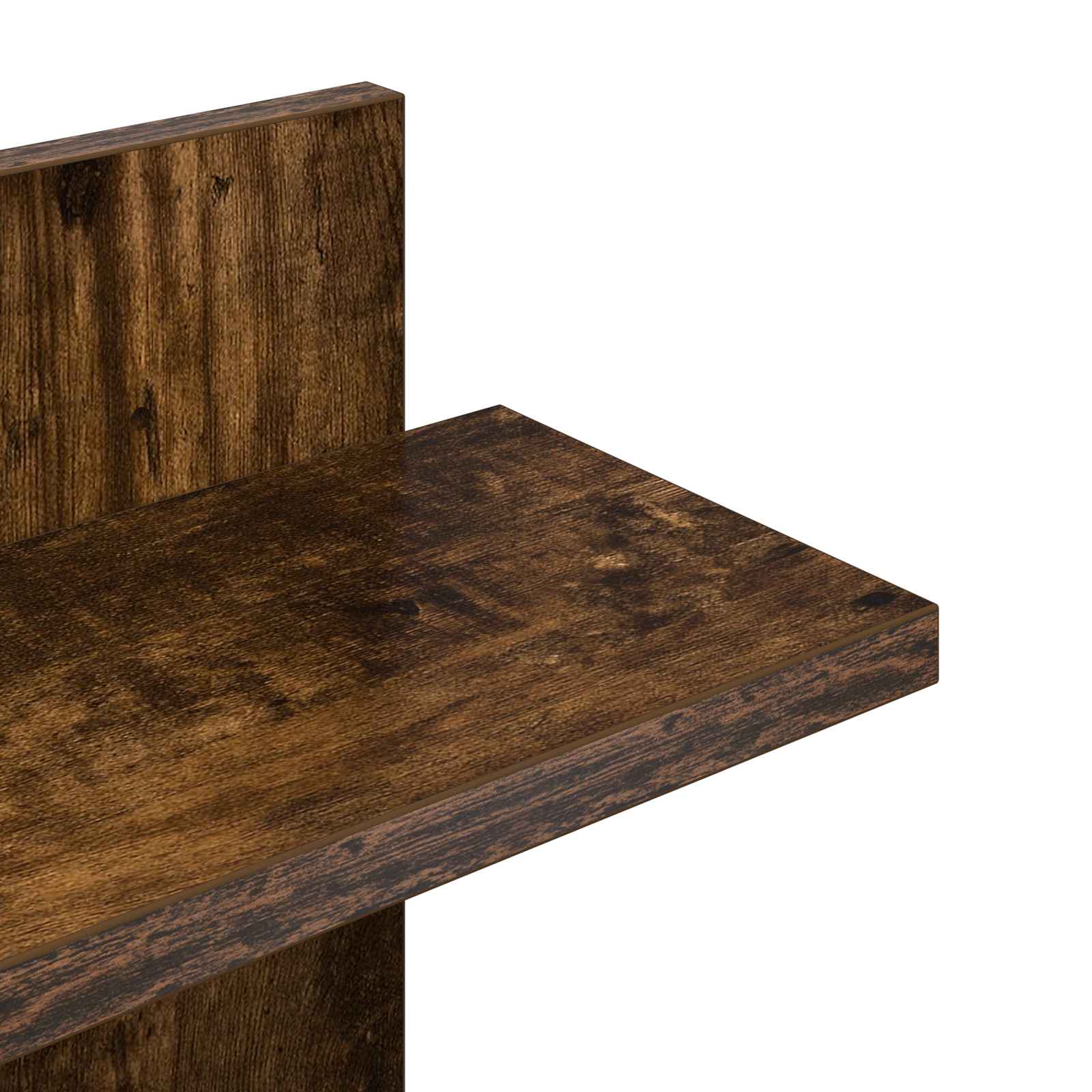 Wand Vlonderschap Gerookt eiken 48,5 x 15 x 101 cm Bewerkt hout