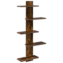 Wand Vlonderschap Gerookt eiken 48,5 x 15 x 101 cm Bewerkt hout