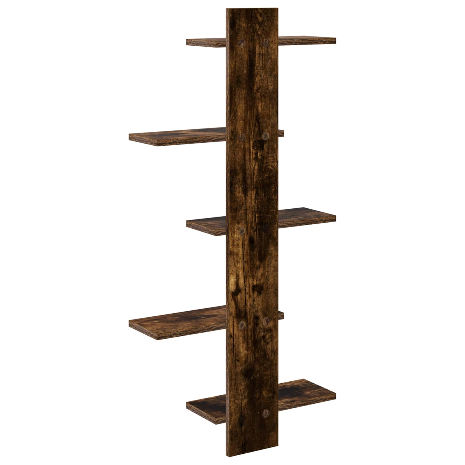 Wand Vlonderschap Gerookt eiken 48,5 x 15 x 101 cm Bewerkt hout