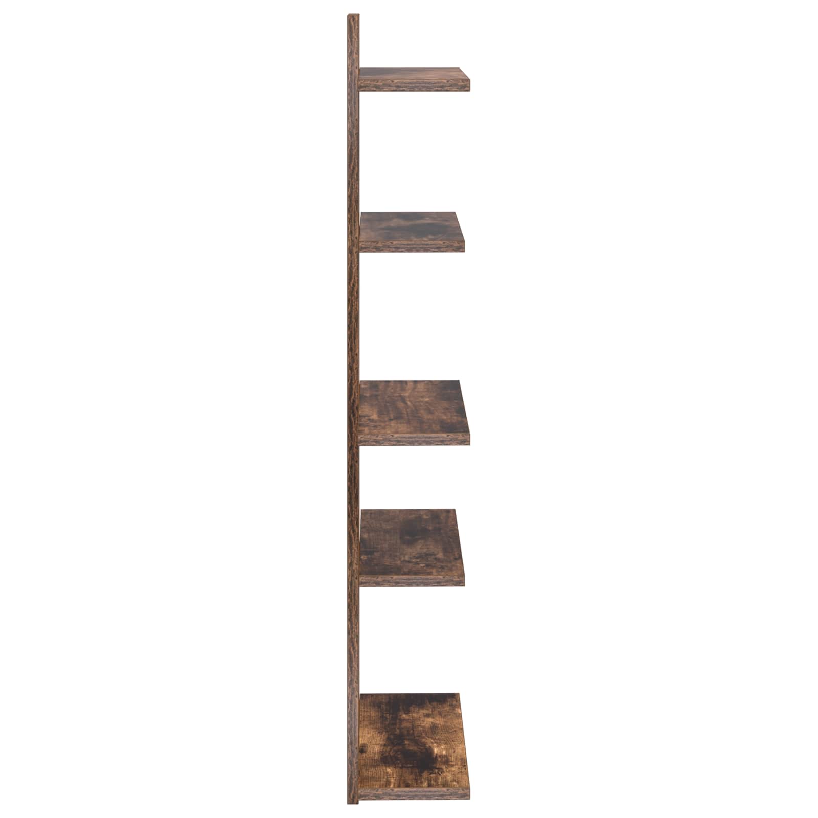 Wand Vlonderschap Gerookt eiken 48,5 x 15 x 101 cm Bewerkt hout