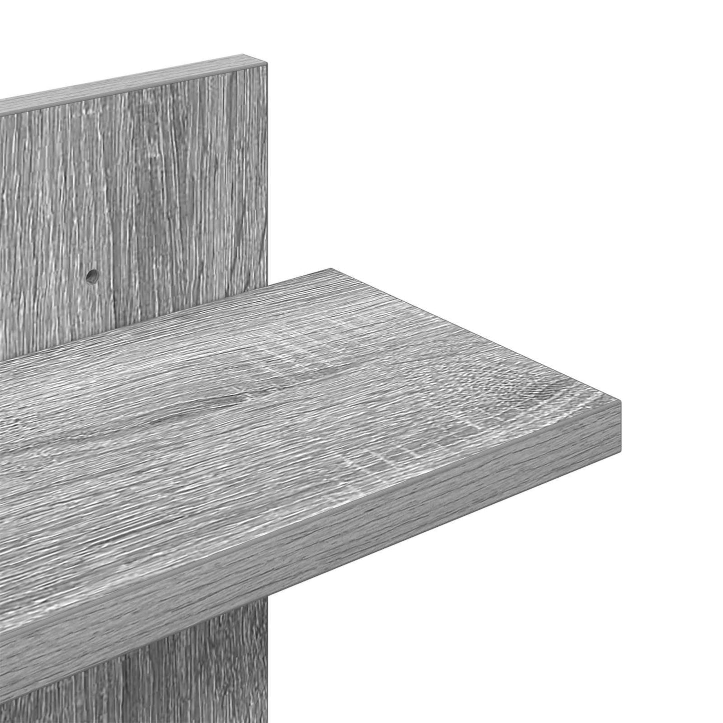 Wand Vlonderschap Grijs Sonoma 48,5 x 15 x 101 cm Bewerkt hout
