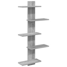 Wand Vlonderschap Grijs Sonoma 48,5 x 15 x 101 cm Bewerkt hout