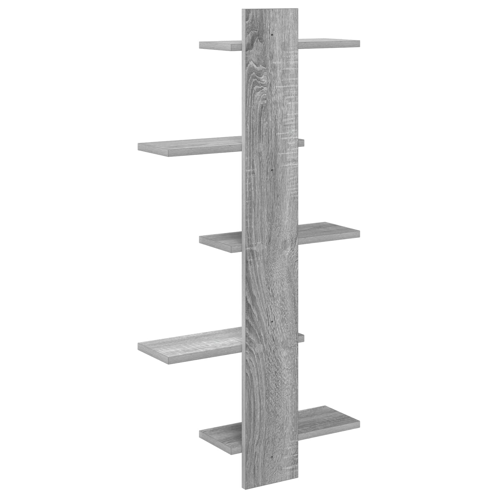 Wand Vlonderschap Grijs Sonoma 48,5 x 15 x 101 cm Bewerkt hout