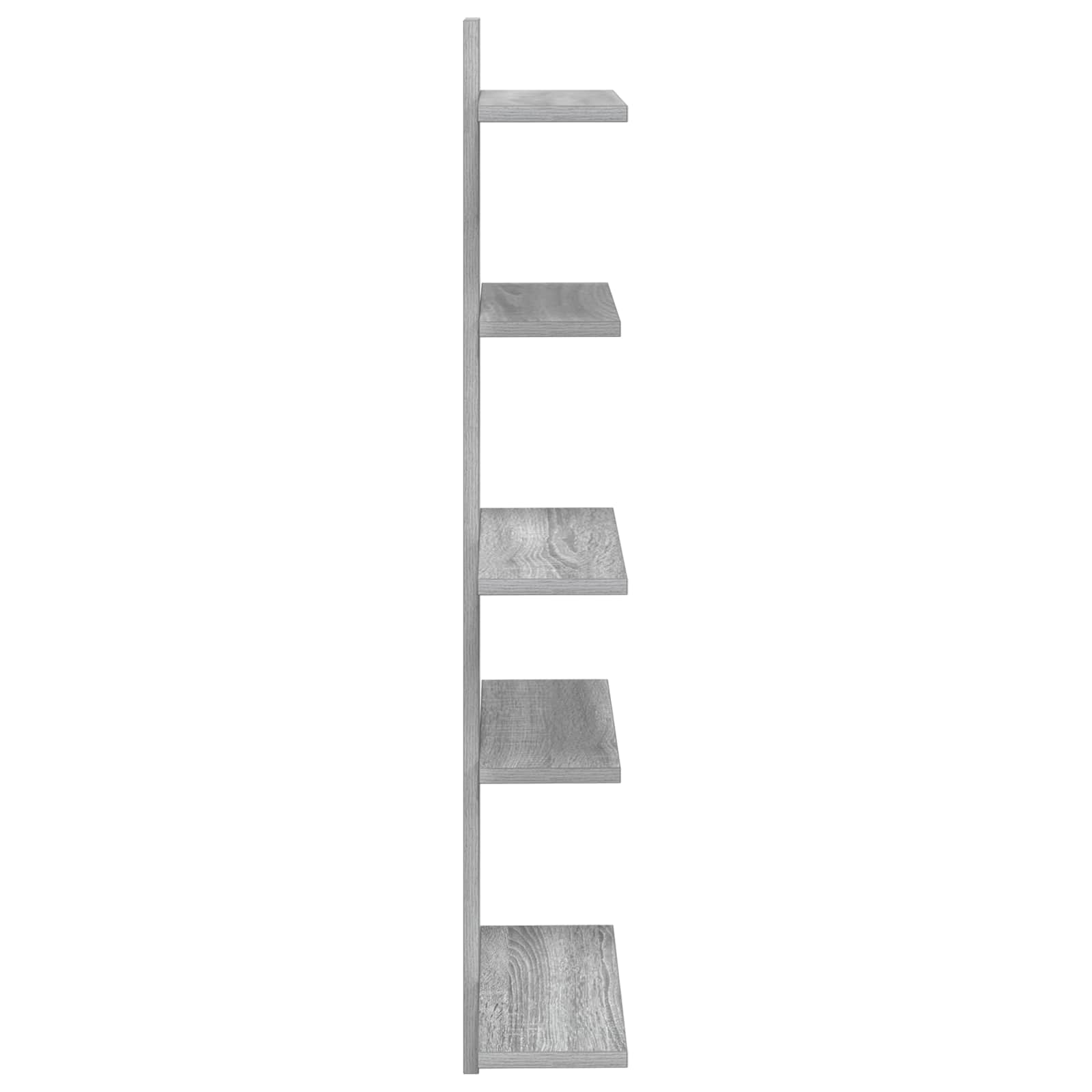 Wand Vlonderschap Grijs Sonoma 48,5 x 15 x 101 cm Bewerkt hout