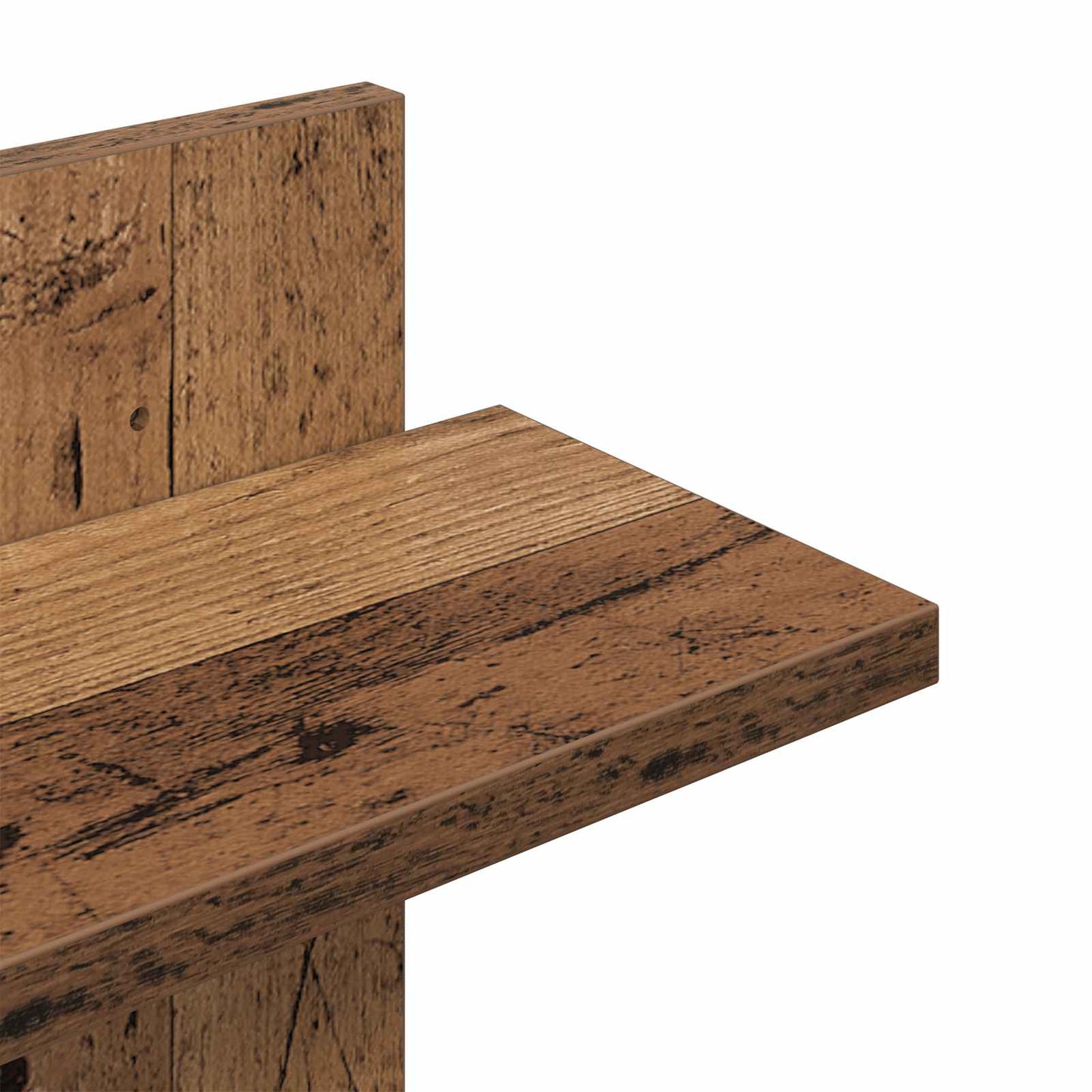 Wand Vlonderschap Oud hout 48,5 x 15 x 101 cm Bewerkt hout