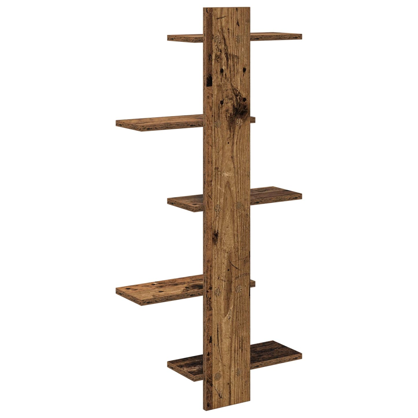 Wand Vlonderschap Oud hout 48,5 x 15 x 101 cm Bewerkt hout