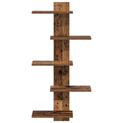 Wand Vlonderschap Oud hout 48,5 x 15 x 101 cm Bewerkt hout