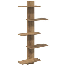 Wand Vlonderschap Artisanaal eiken 48,5 x 15 x 101 cm