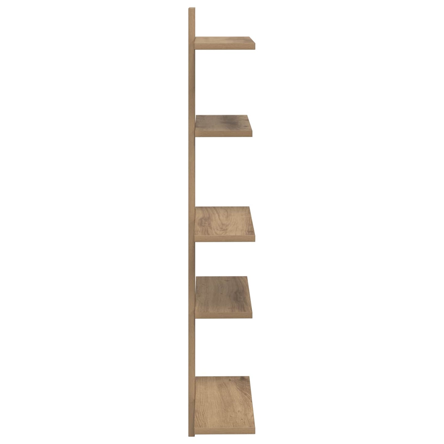 Wand Vlonderschap Artisanaal eiken 48,5 x 15 x 101 cm