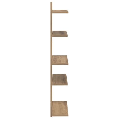 Wand Vlonderschap Artisanaal eiken 48,5 x 15 x 101 cm