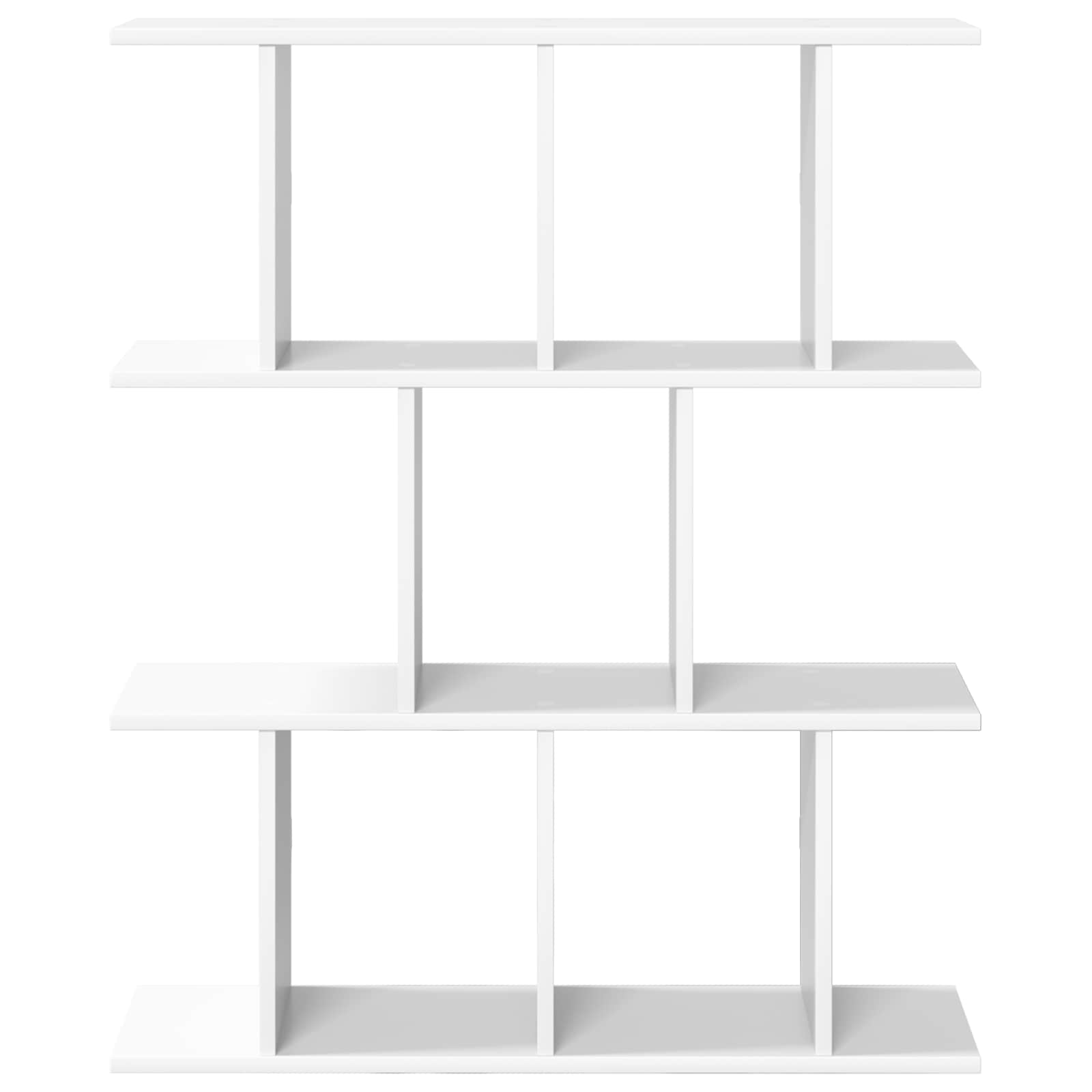 Wandplank Wit 80 x 20 x 96 cm Bewerkt hout
