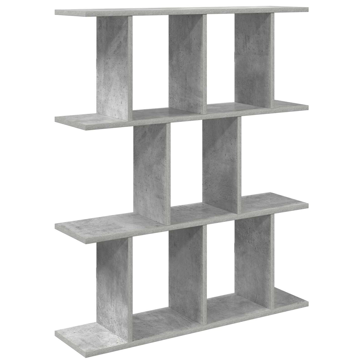 Wandplank Betongrijs 80 x 20 x 96 cm Bewerkt hout