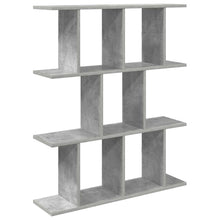 Wandplank Betongrijs 80 x 20 x 96 cm Bewerkt hout
