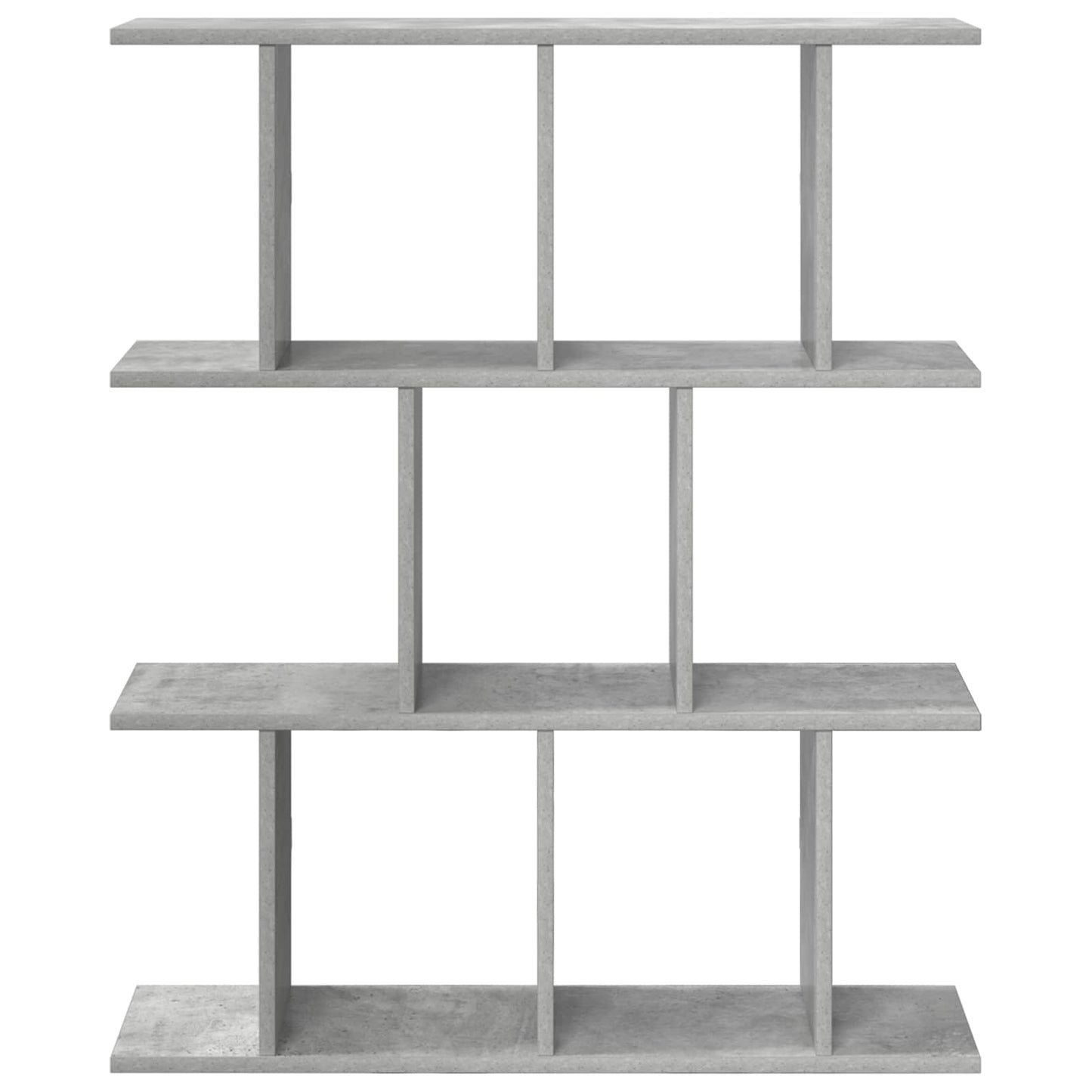Wandplank Betongrijs 80 x 20 x 96 cm Bewerkt hout