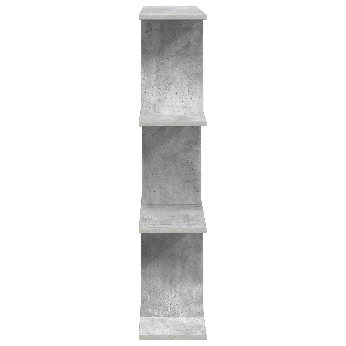 Wandplank Betongrijs 80 x 20 x 96 cm Bewerkt hout