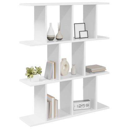 Wandplank Wit 102 x 20 x 96 cm Bewerkt hout