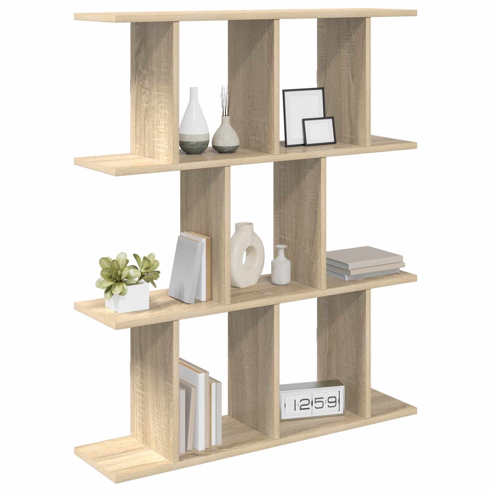 Wandplank Sonoma Eiken 102 x 20 x 96 cm Bewerkt hout