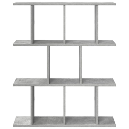 Wandplank Betongrijs 102 x 20 x 96 cm Bewerkt hout
