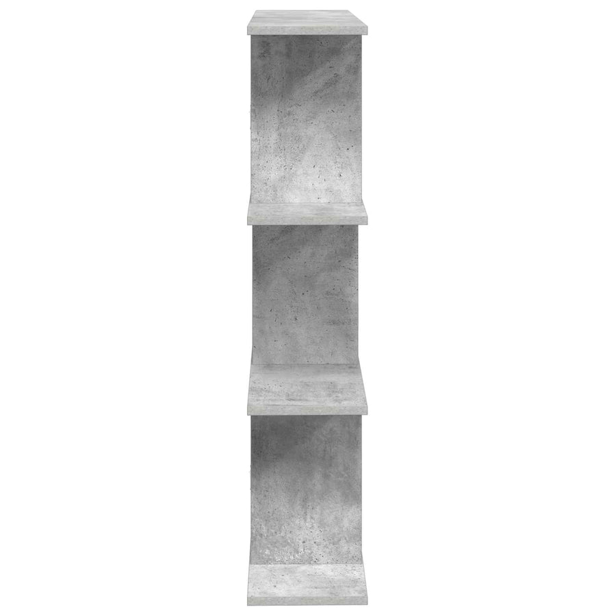Wandplank Betongrijs 102 x 20 x 96 cm Bewerkt hout