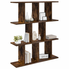 Wandplank Gerookt eiken 102 x 20 x 96 cm Bewerkt hout